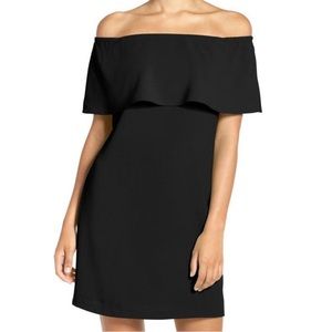 Black Charles Henry off shoulder dress new with tags